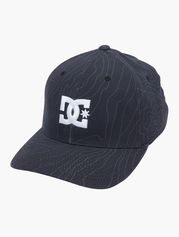 MyRunway Shop DC Shoes Black Topographic Cap Star Seasonal
